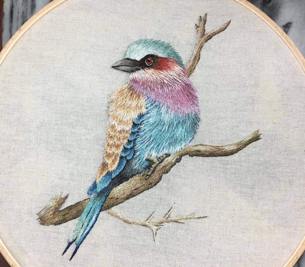 Птицы для вышивания гладью