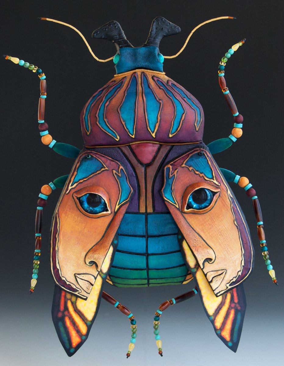 Бабочка в египетском стиле арт