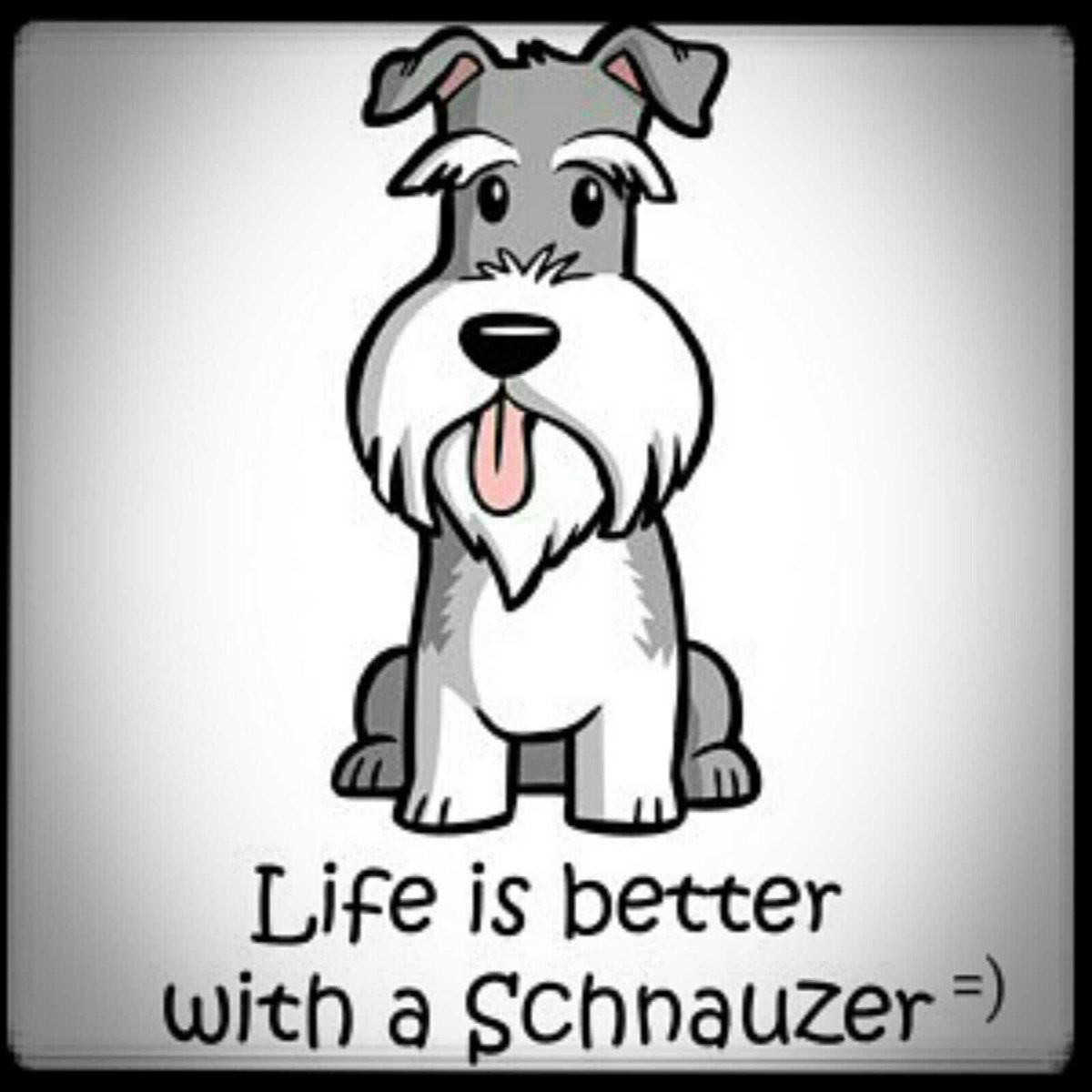 Цвергшнауцер мультяшный