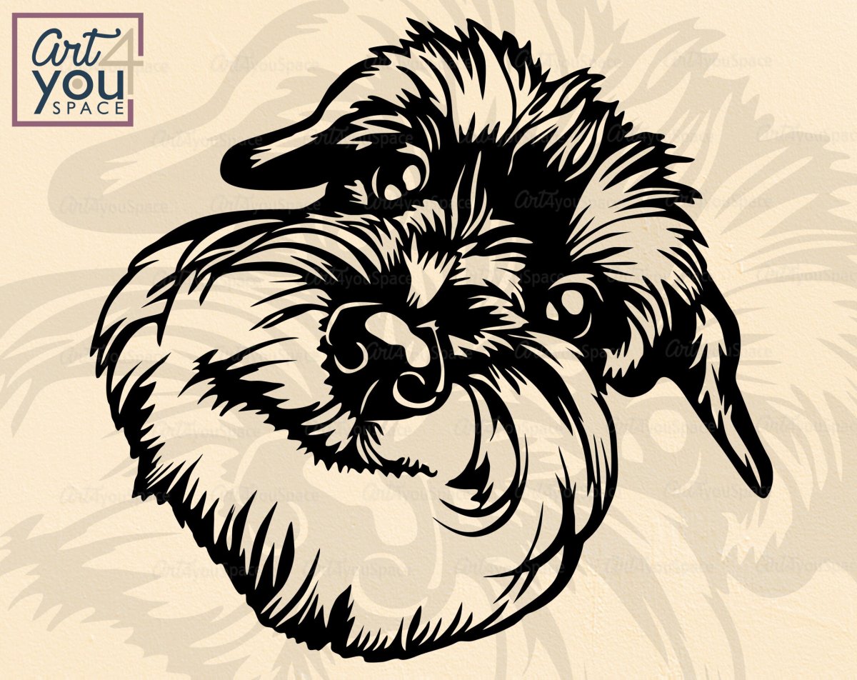 Тату Цвергшнауцер эскизы