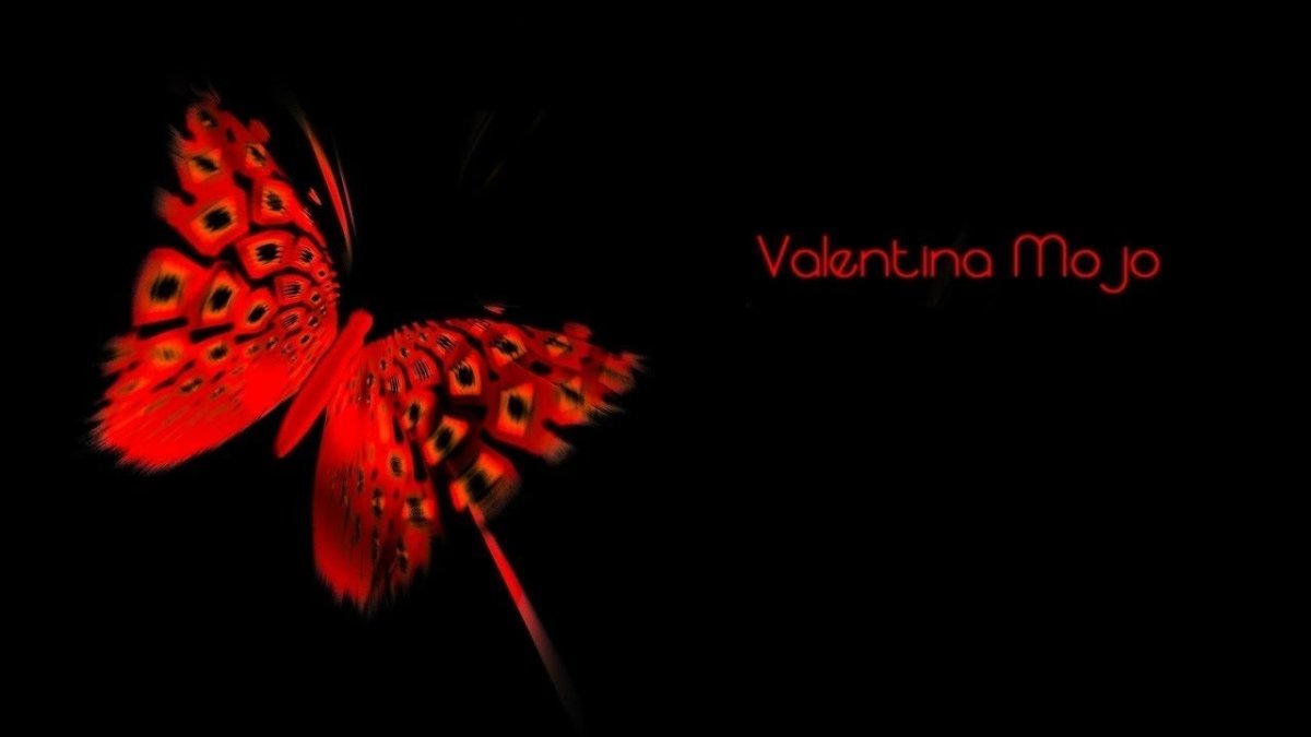 Красно черная бабочка