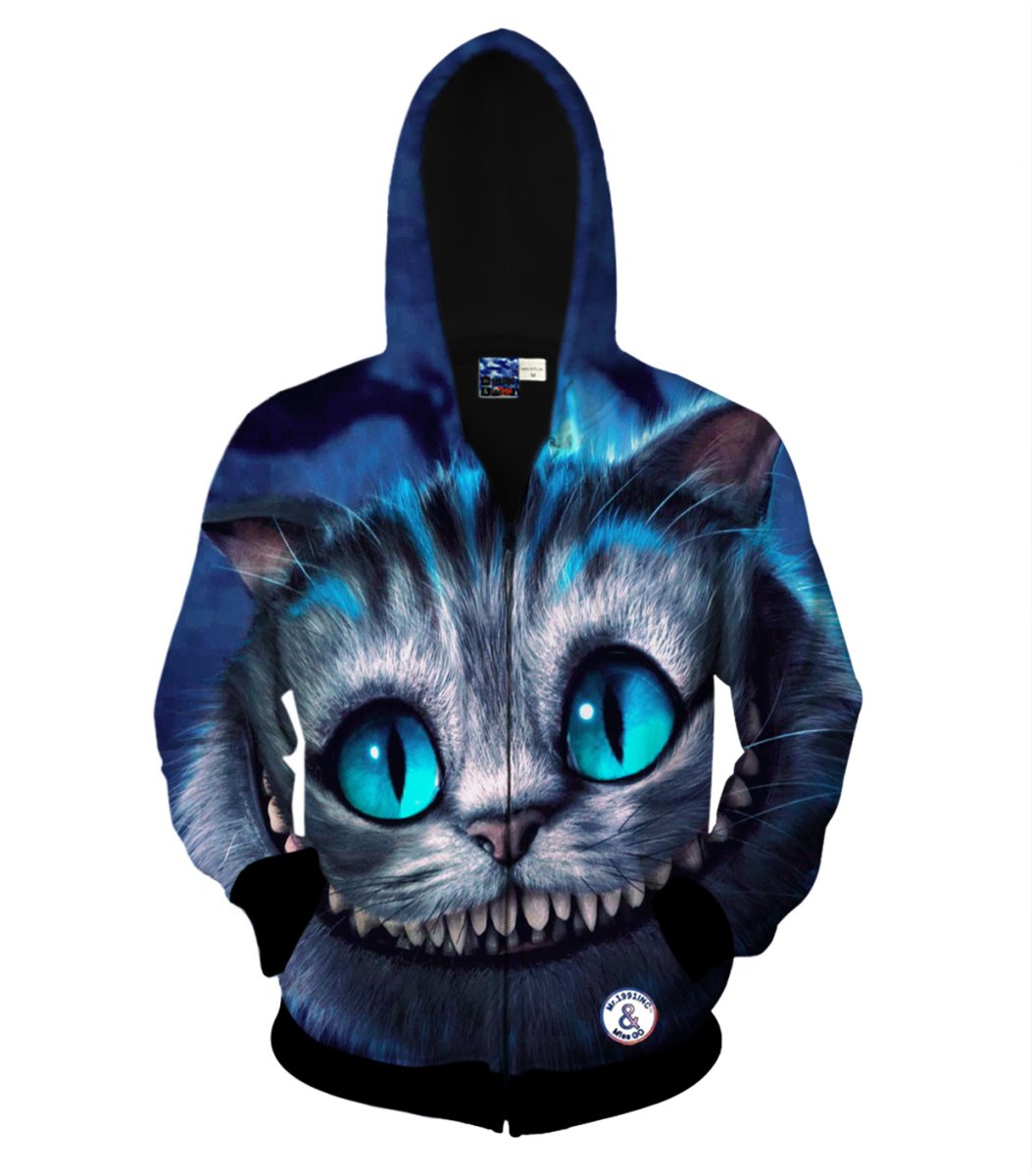 Толстовка худи Чеширский кот