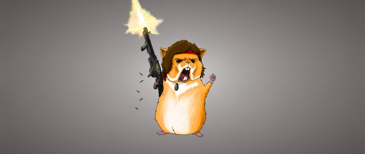 Хомяк с оружием