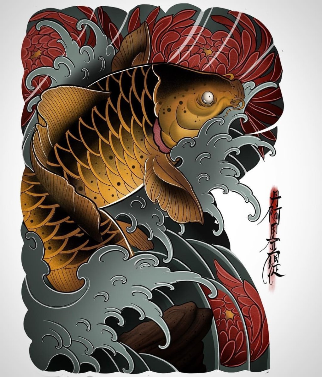 Ориентал Япония Карп