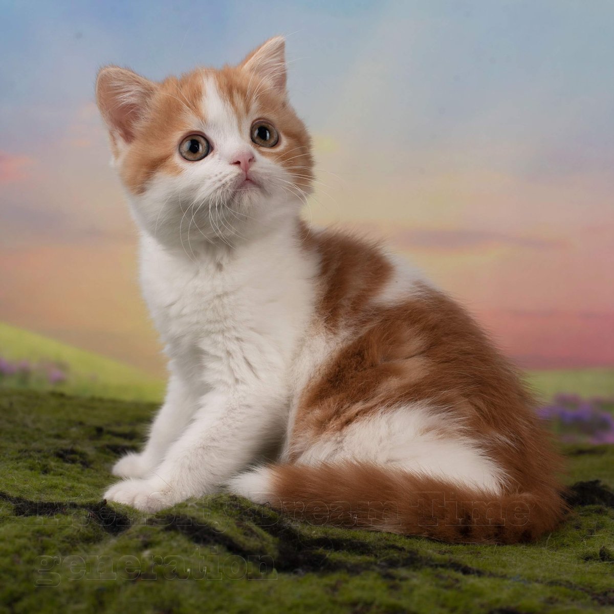 Персиковый британец табби