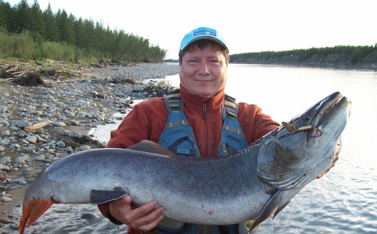 Рыбалка на тайменя на реке Лена