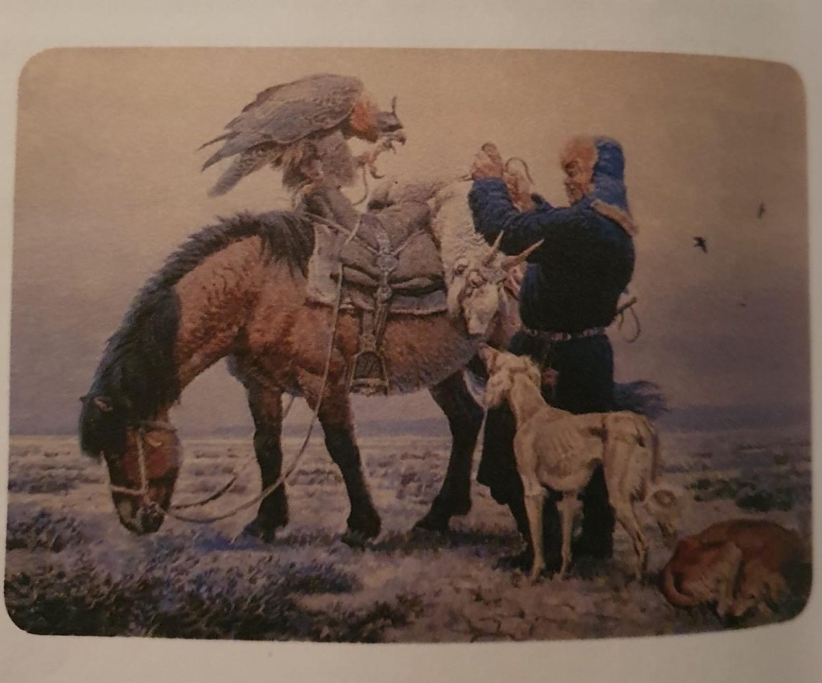 Монгольская девушка на коне