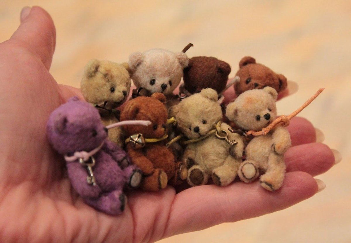 Миниатюрные плюшевые игрушки