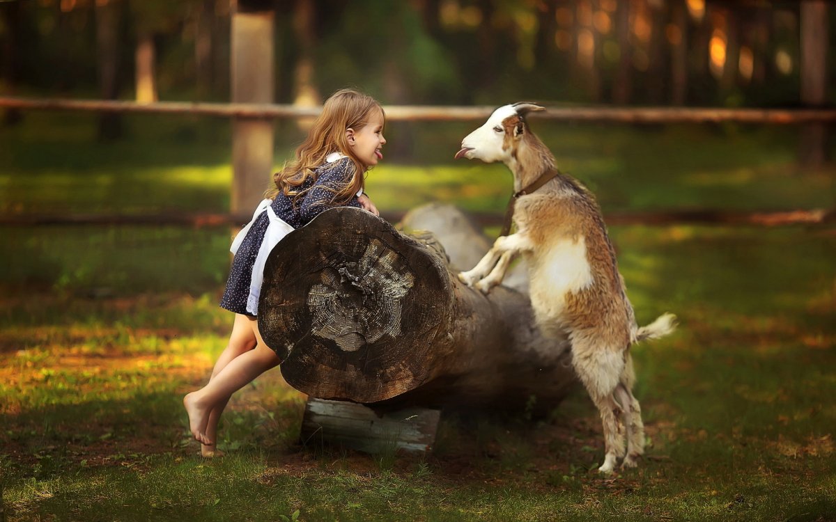 Девочка на природе