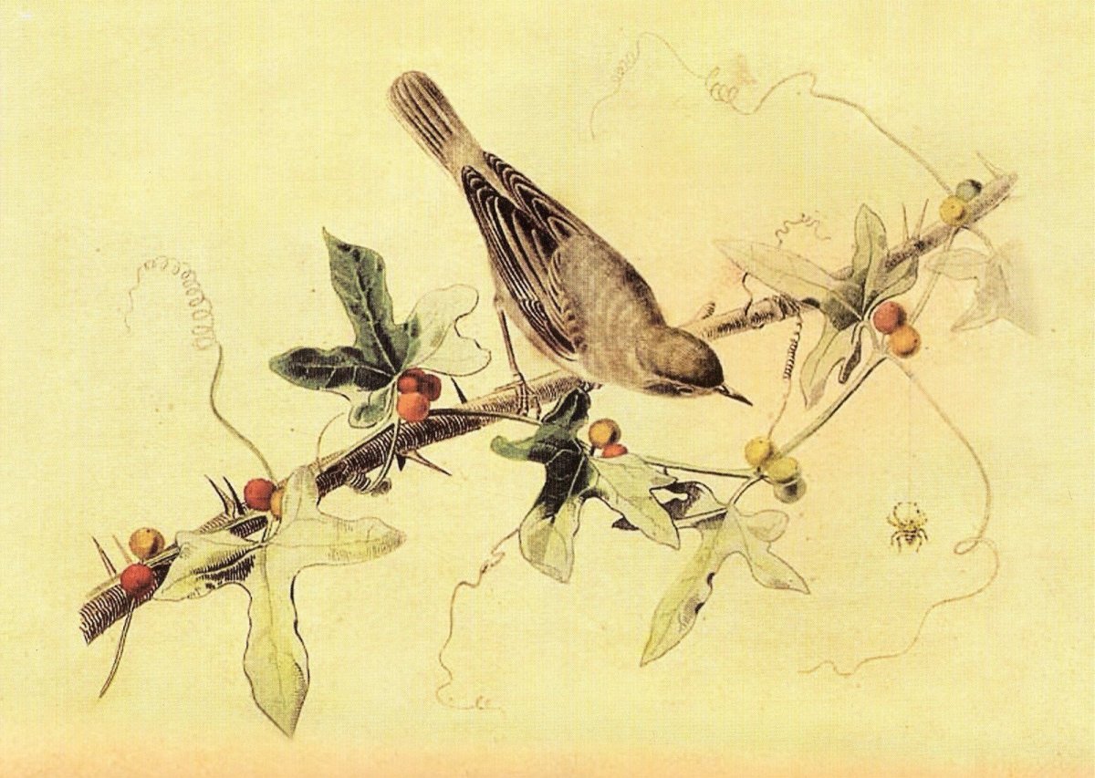 Винтажные птички для декупажа