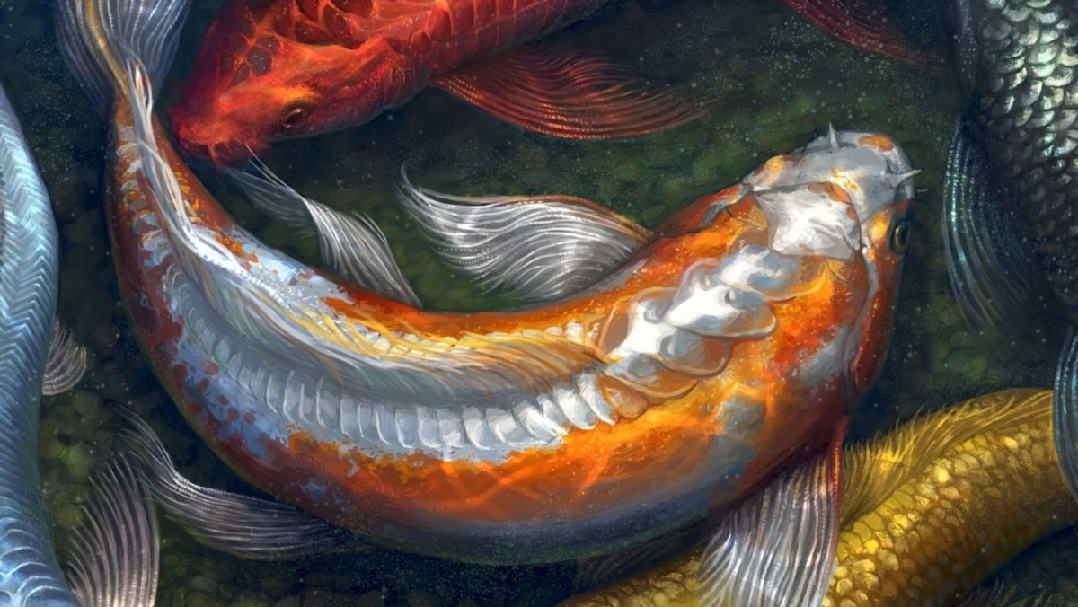 Рыбка улыбается