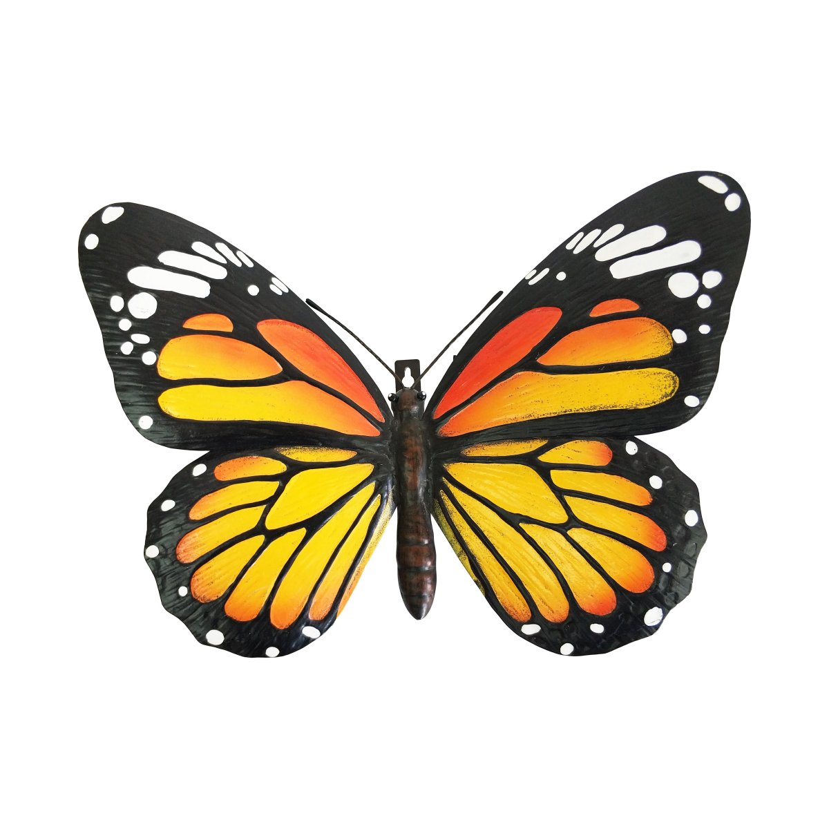 Черная бабочка с оранжевыми пятнами на крыльях название