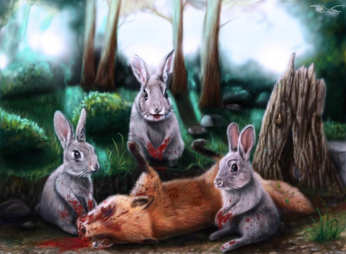 Заяц арт