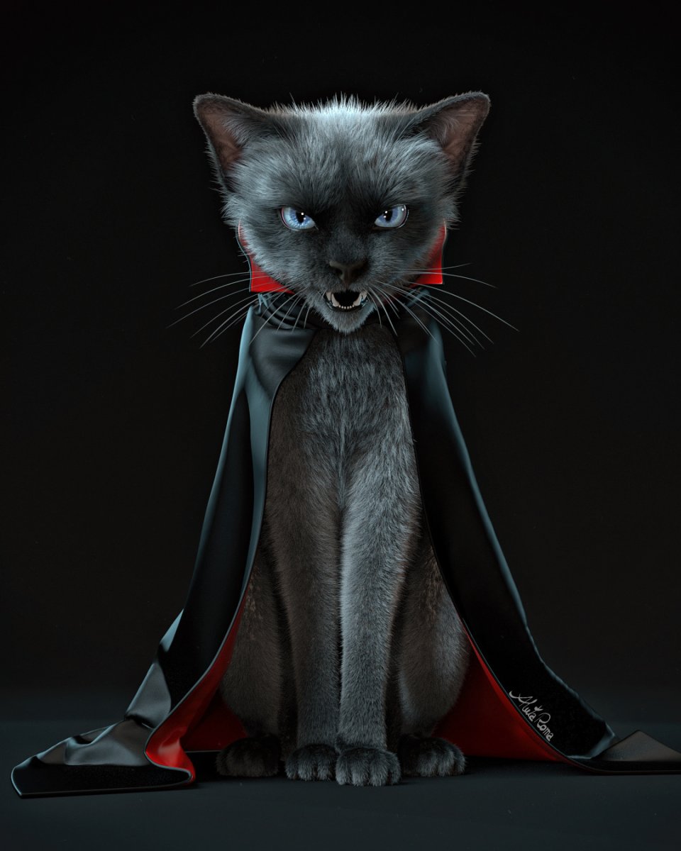 Граф Мрякула кот