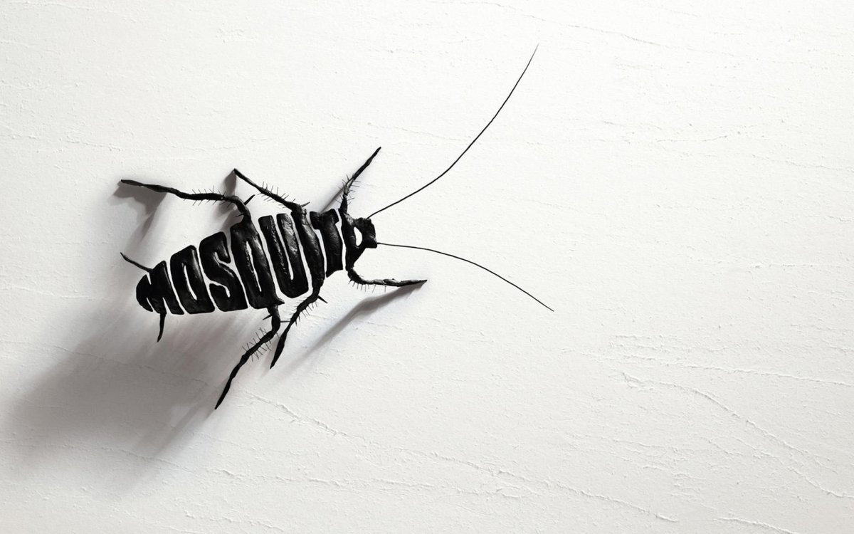 Дизайнерские обои с насекомыми