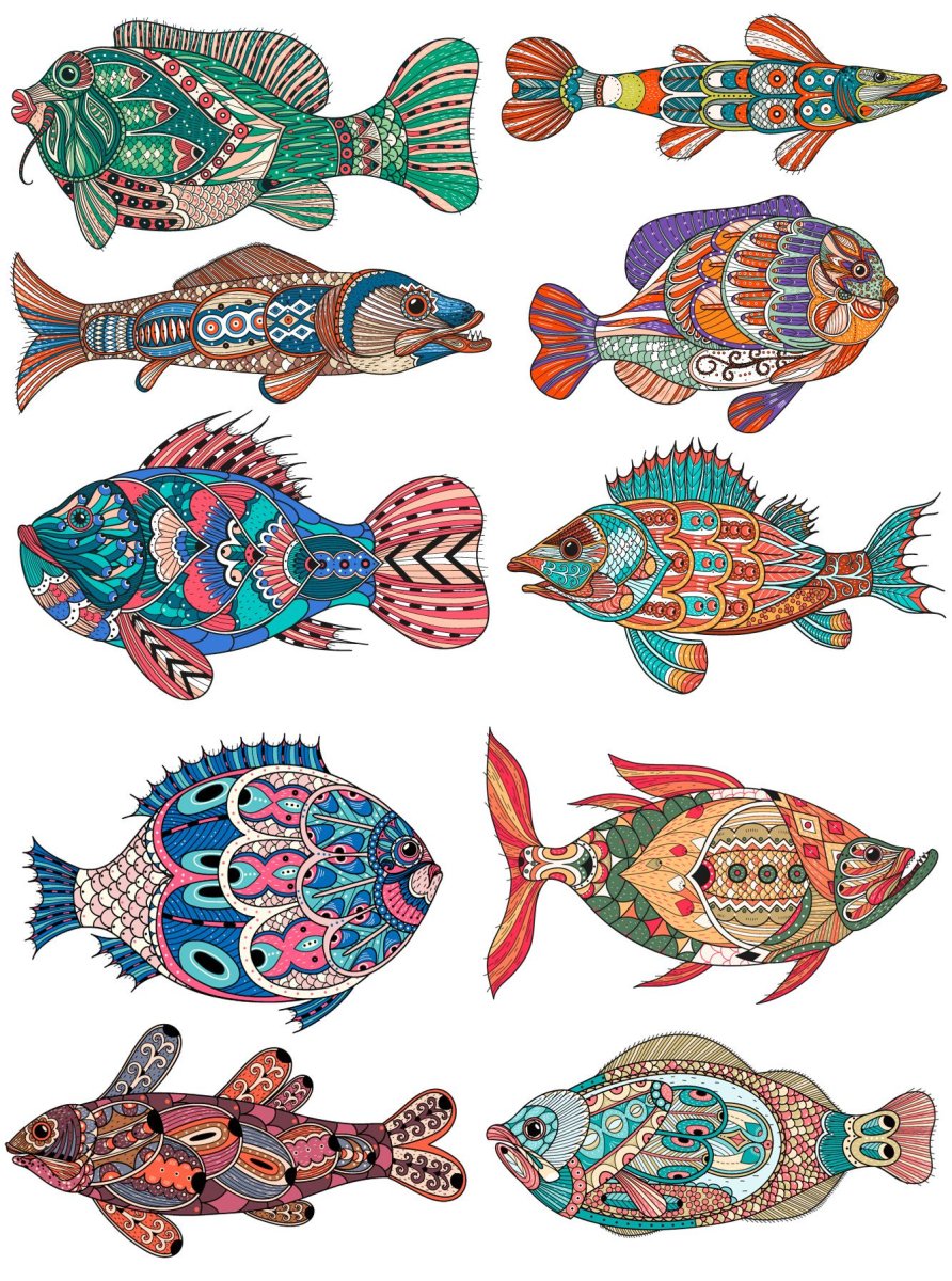 Рыбка стилизация