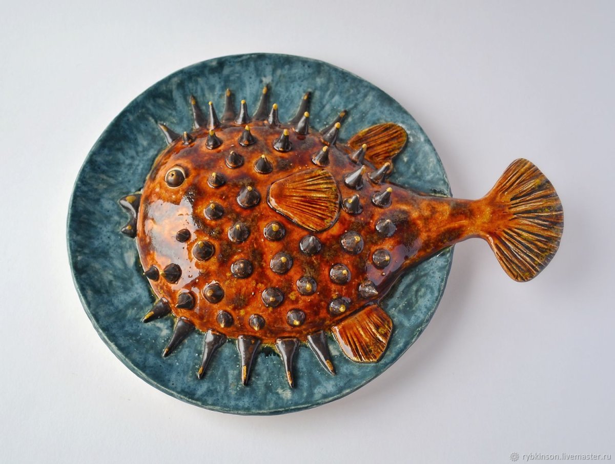 Рыба из керамики