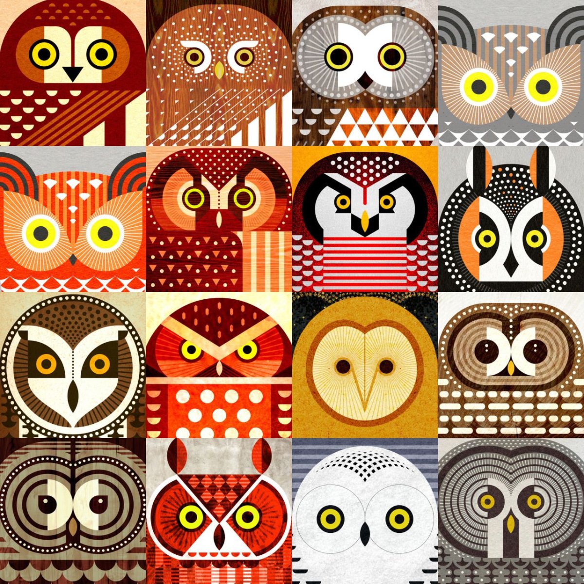 Совенок стилизация