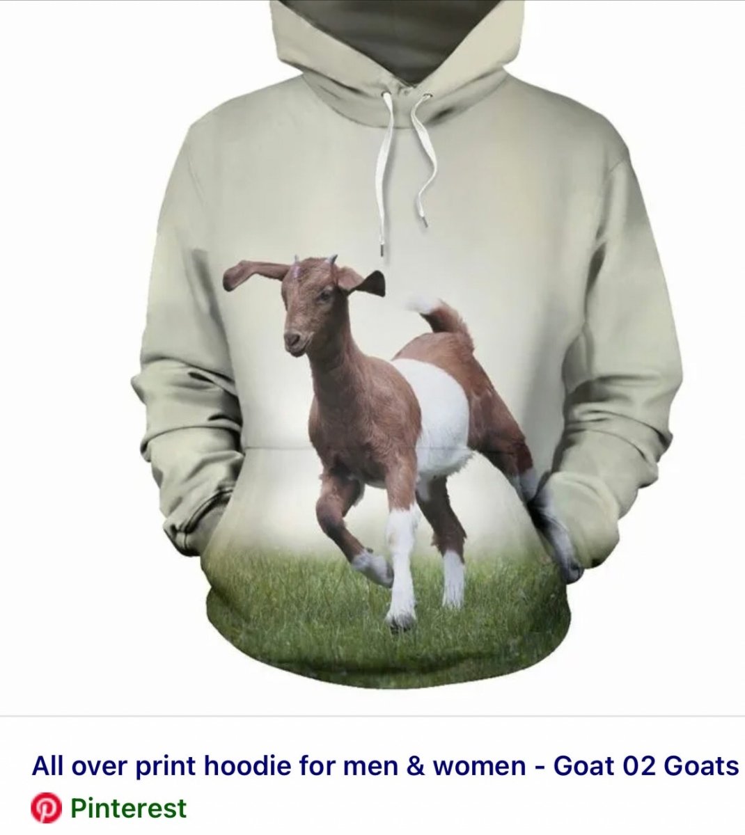 Коза в кофте