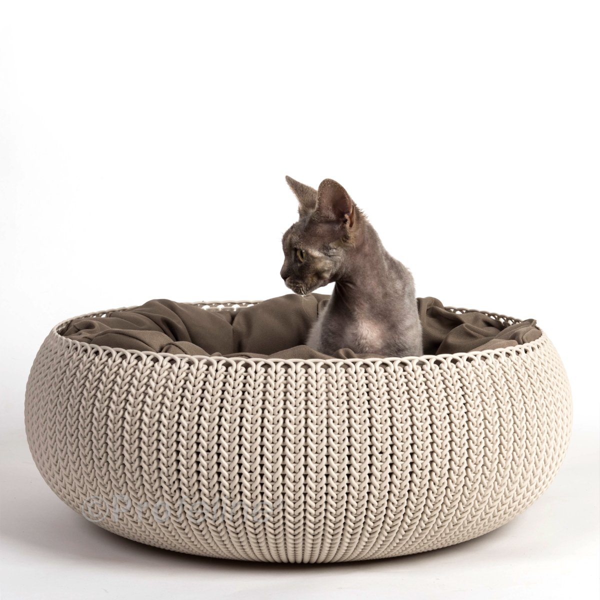 Curver Petlife лежак вязаный комфорт