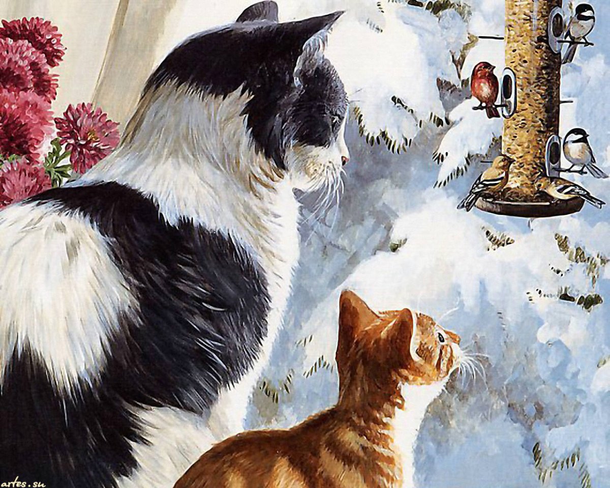 Художник Персис Клейтон Вейерс зима