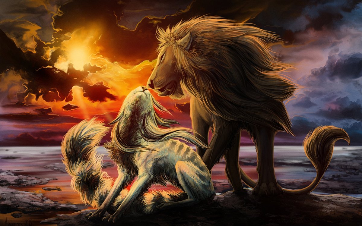 Лев фэнтези