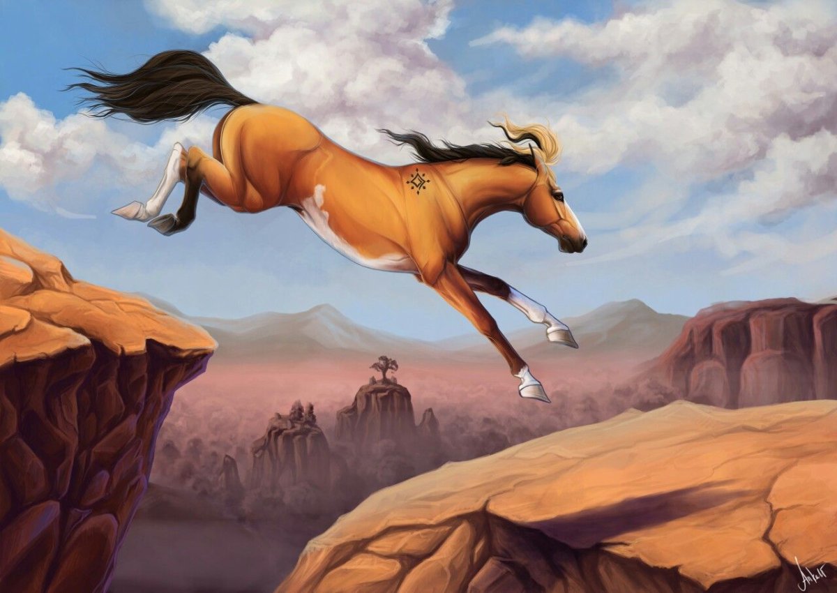 Арты диких лошадей
