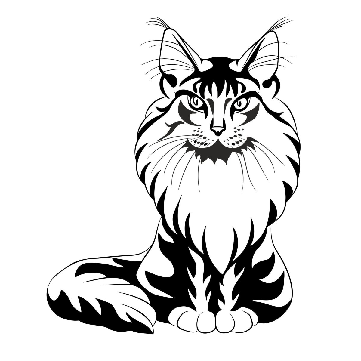 Эскизы тату Мейн кун