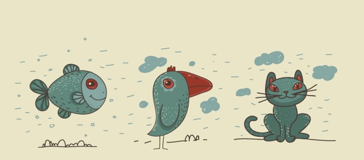 Креативное изображение рыбы