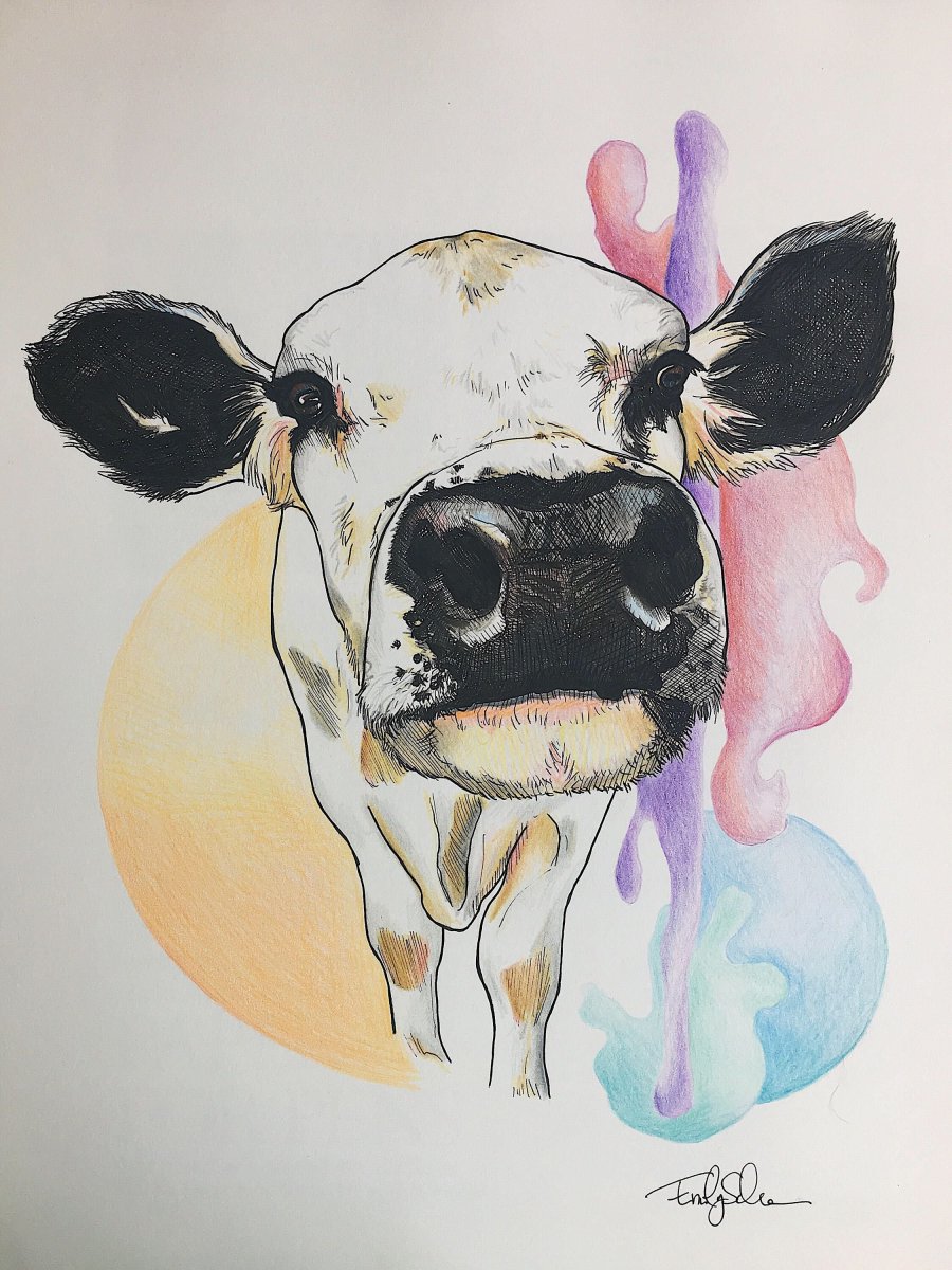 Пестрая корова арт Пелевин