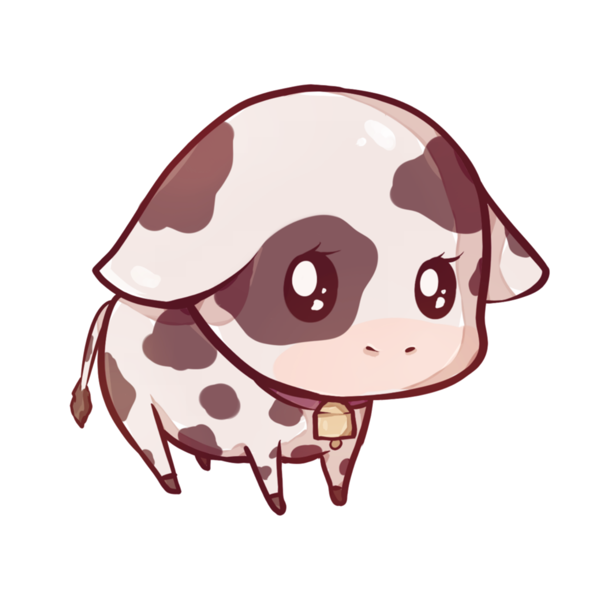 Стикеры коровки