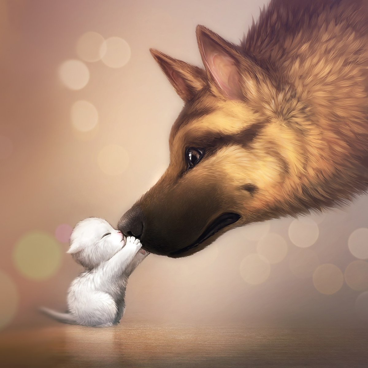 Милые животные рисунки