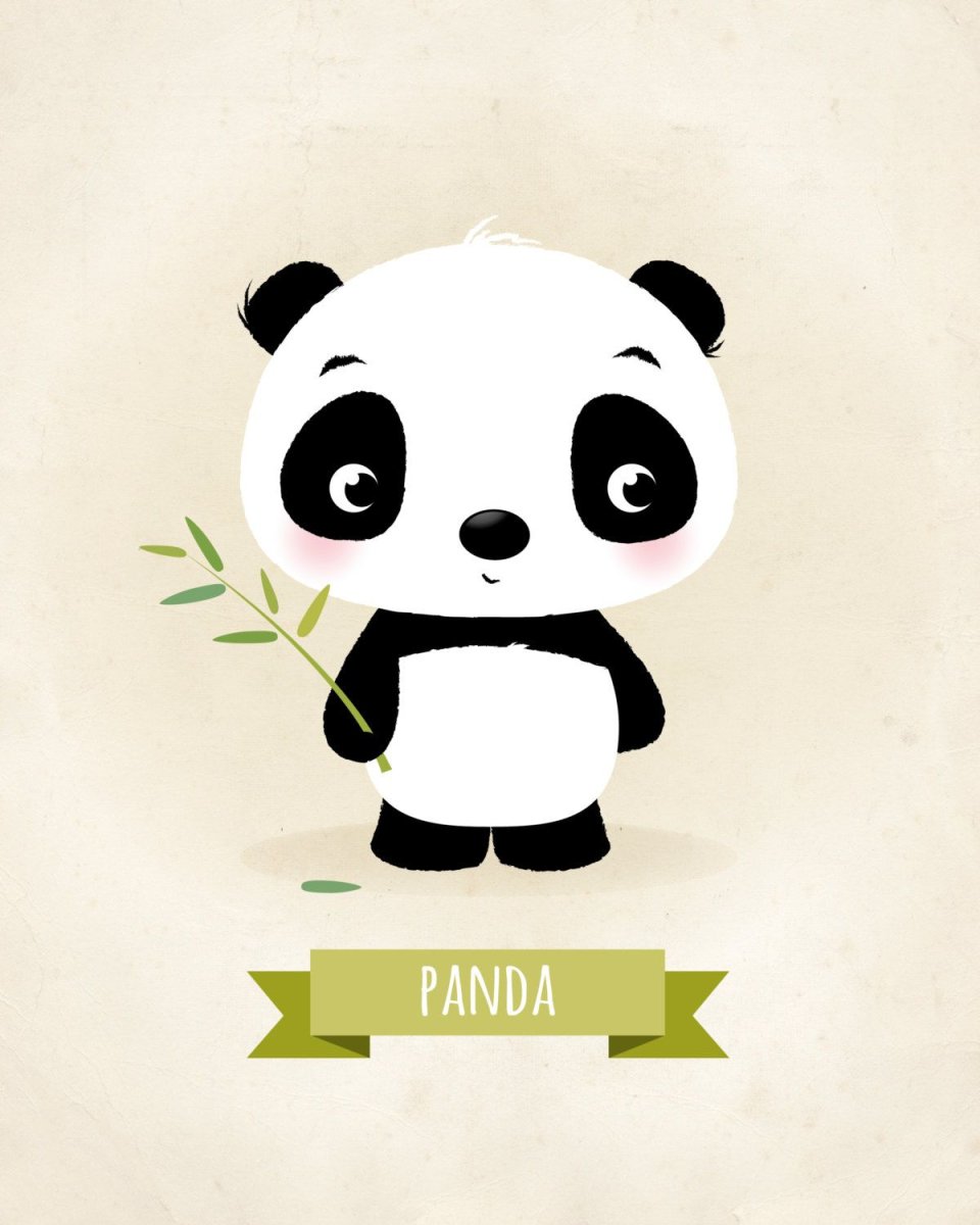 Панда иллюстрация
