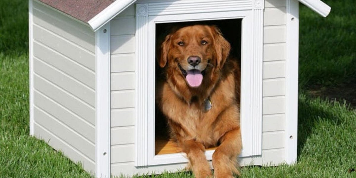 Простая будка для собаки