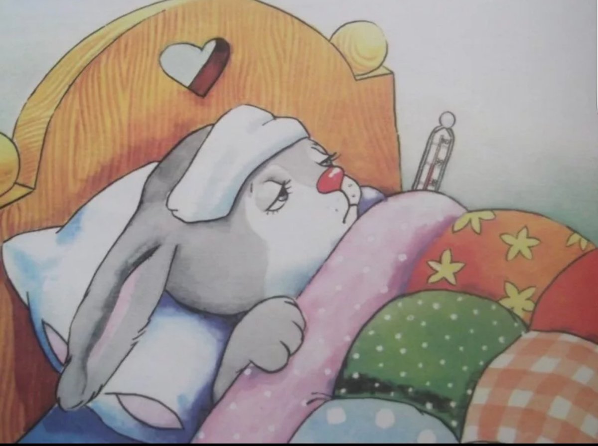 Больной зайчик