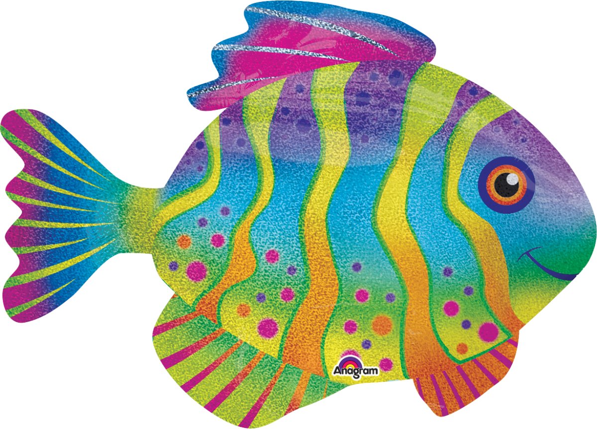 Разные декоративные рыбки яркие