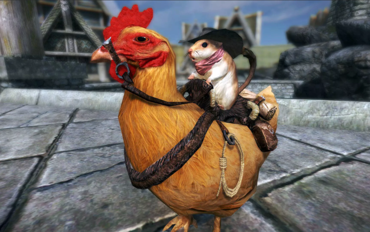 Крыса петух