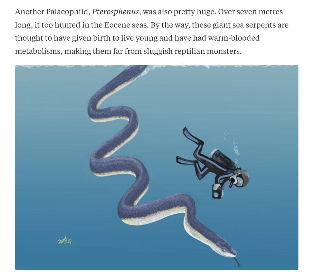 Доисторическая морская змея