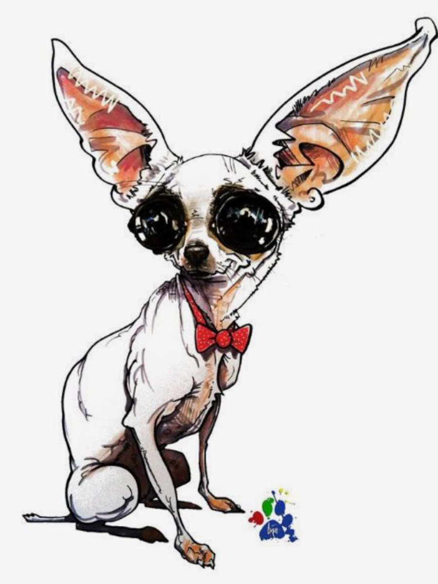 Чихуахуа Dog caricature