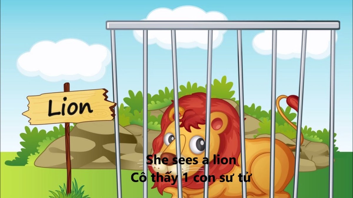 Клетка в зоопарке рисованная