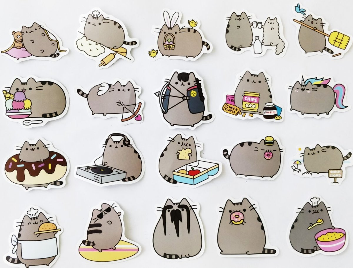 Наклейки Пушин Кэт