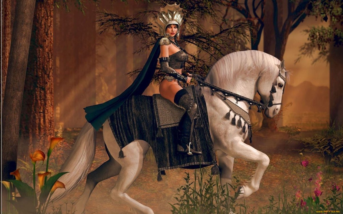 Всадница воительница