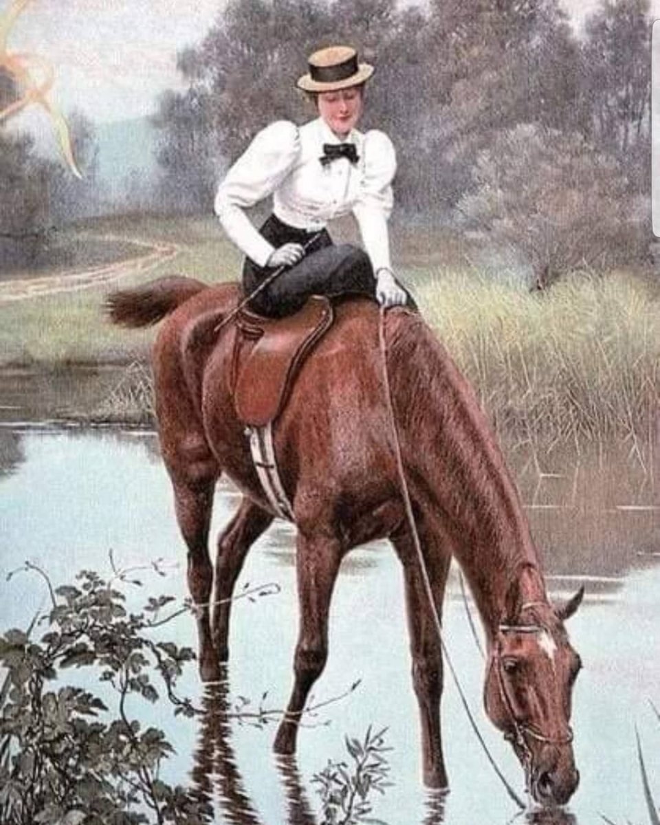 Платье для езды на лошади