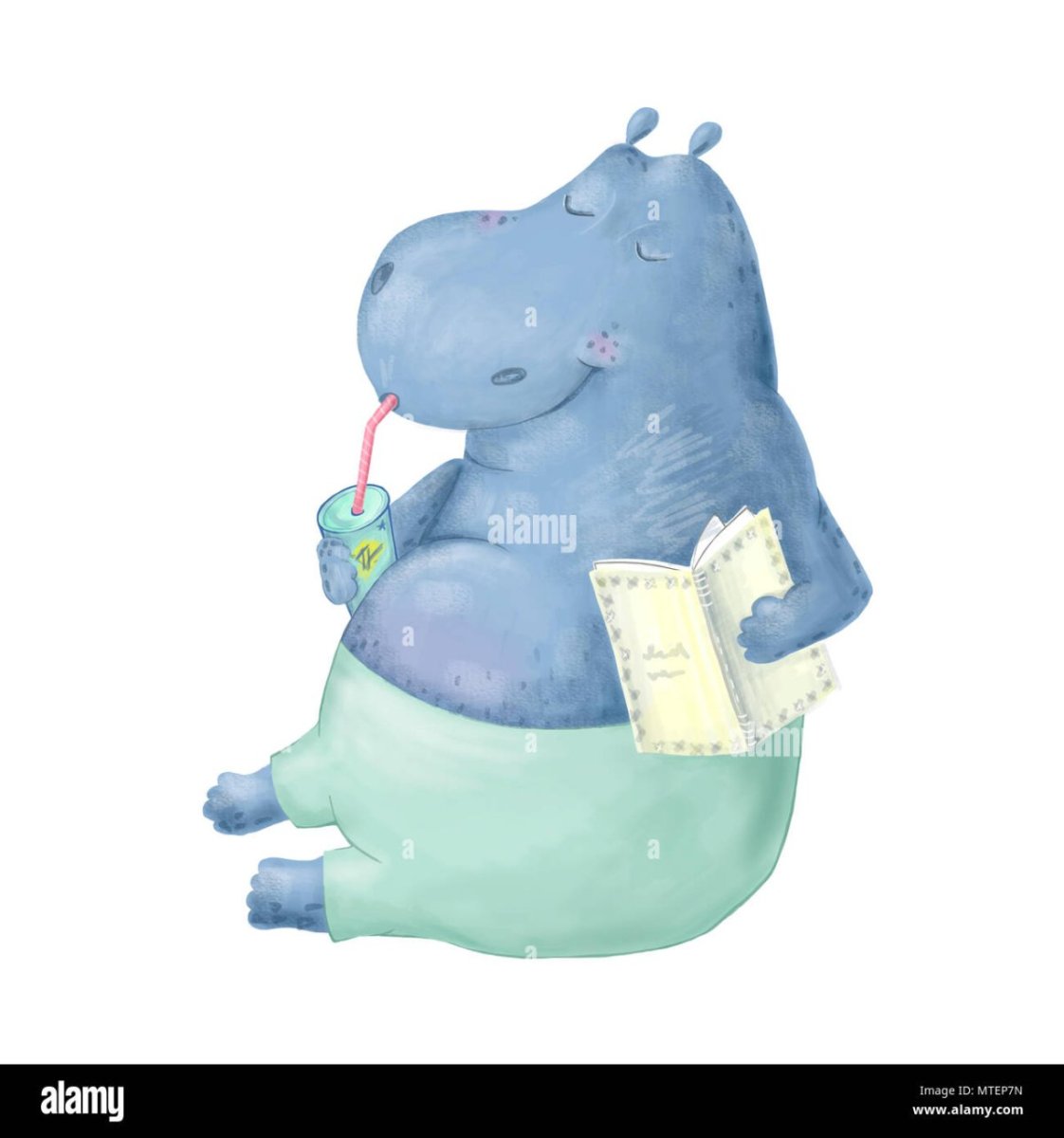 Млекопитающее гиппопотам