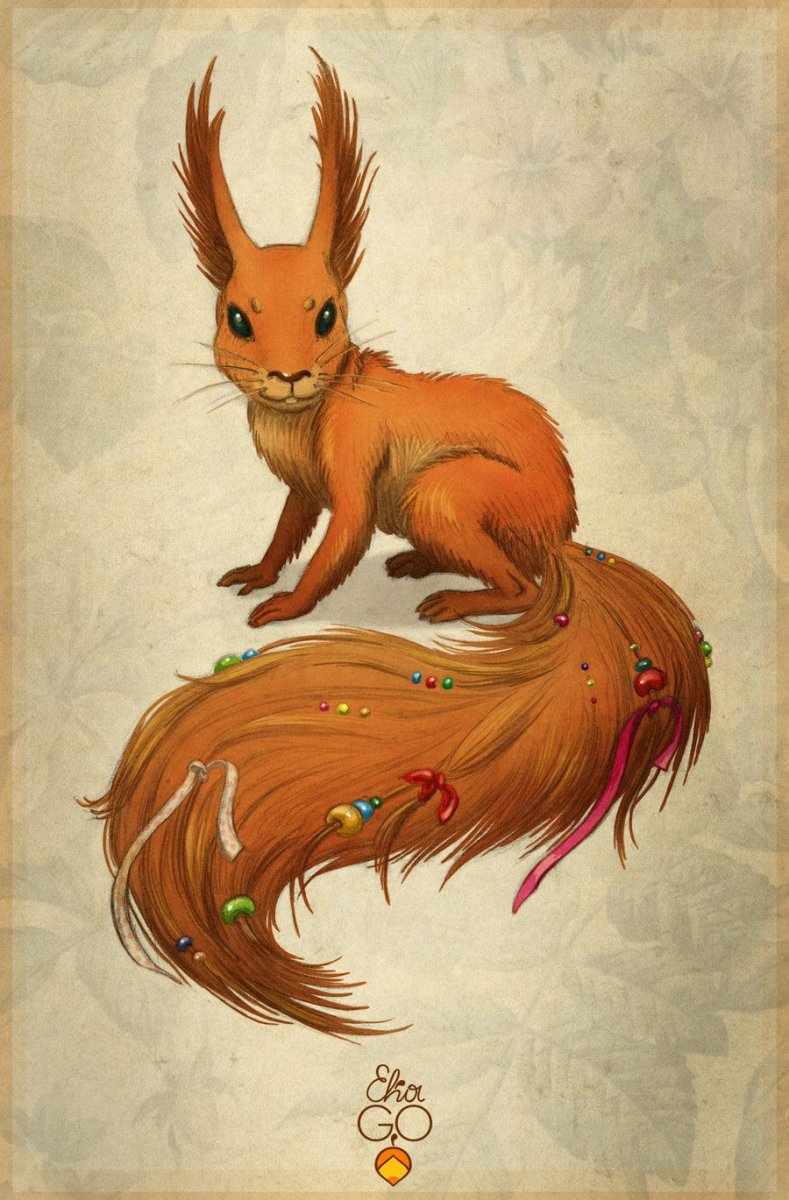 Огненная Векша белка