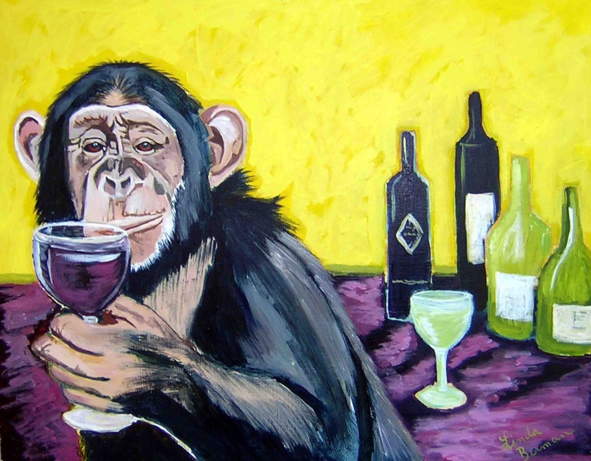 Шимпанзе арт