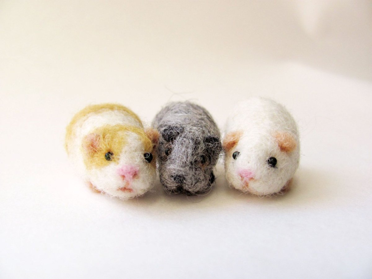 Хомяк из шерсти для валяния