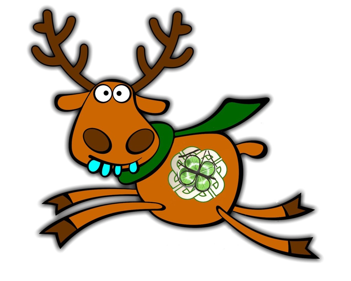 Весёлый олень