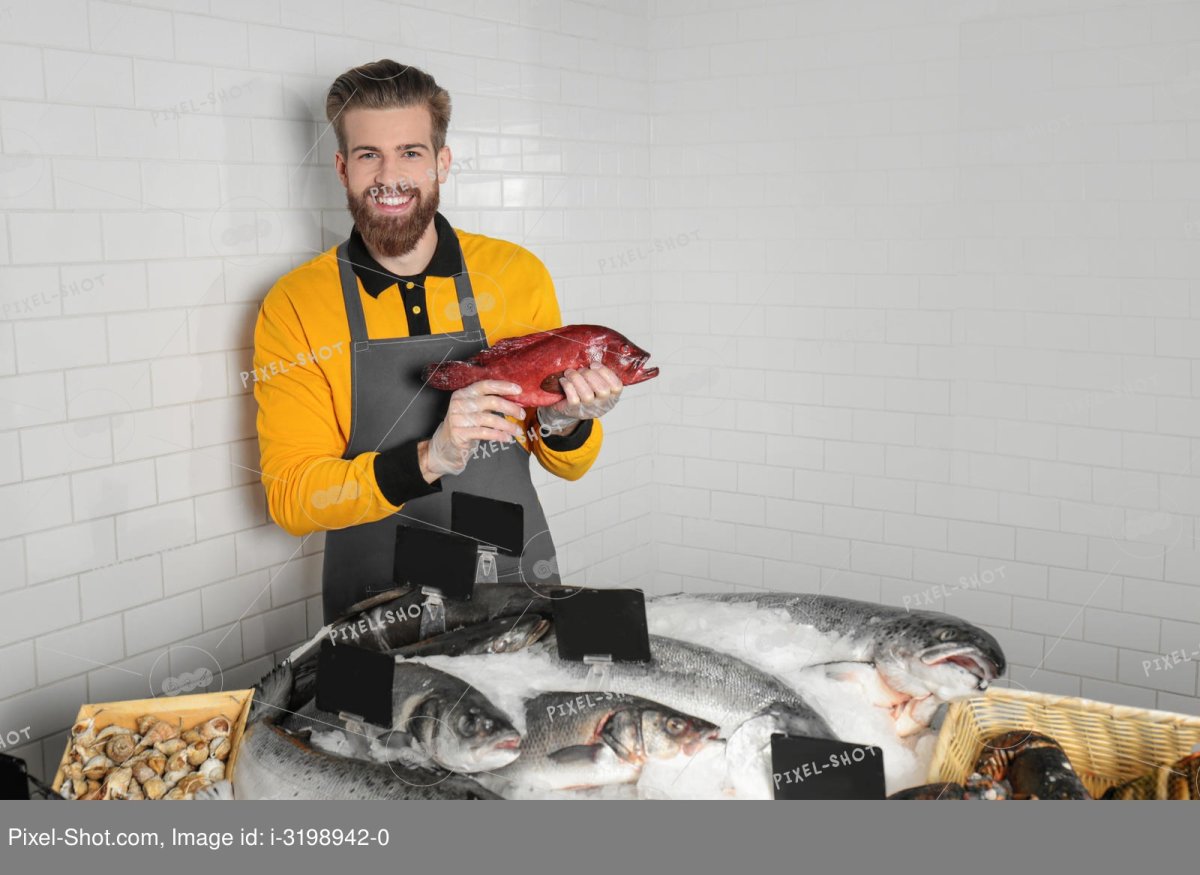 Продавец рыбы