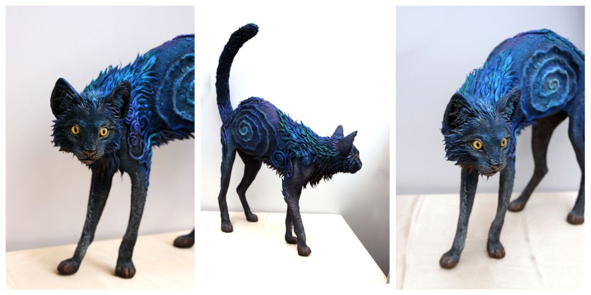 Очень худая кошка